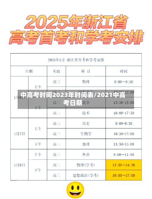 中高考时间2023年时间表/2021中高考日期-第3张图片