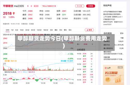 甲醇期货走势今日(甲醇期货费用走势)-第1张图片